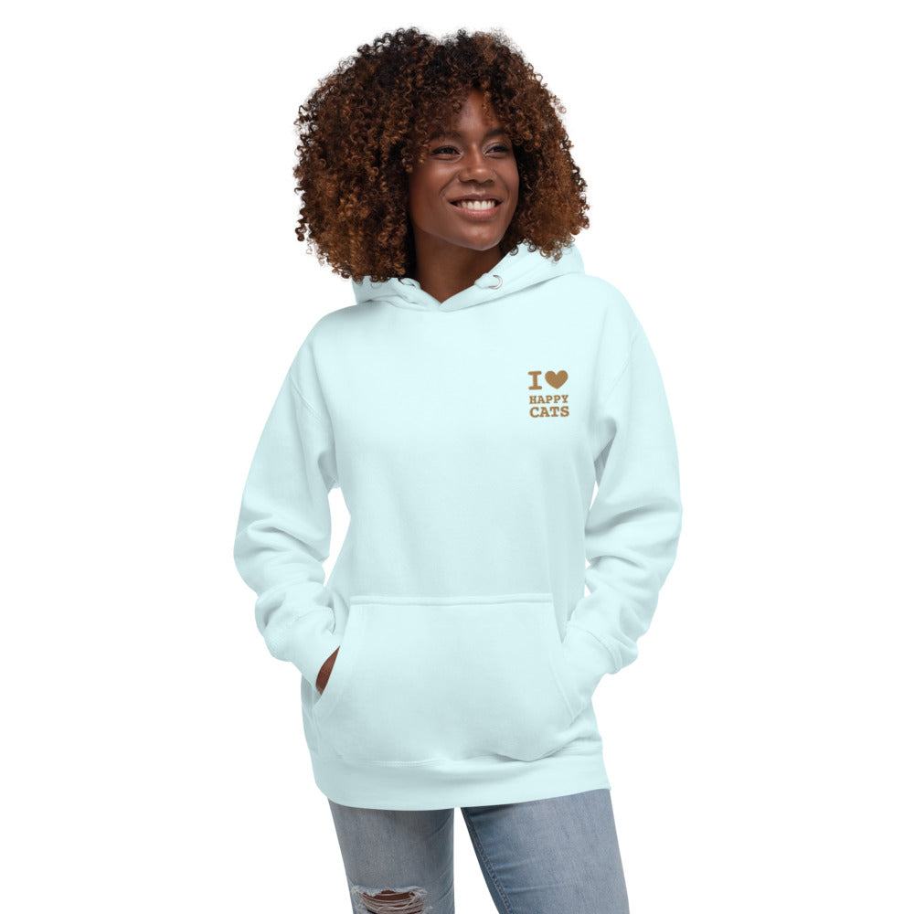 Happy Cats Hoodie with embroidered logo