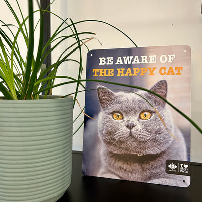 I LOVE HAPPY CATS Muurbord
